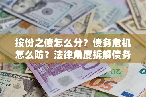 北京按份之债怎么分？债务危机怎么防？法律角度拆解债务分配与风险自保指南