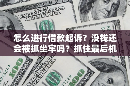 北京怎么进行借款起诉？没钱还会被抓坐牢吗？抓住最后机会！