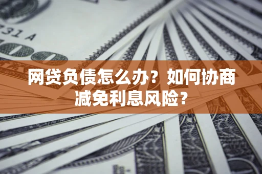 北京网贷负债怎么办？如何协商减免利息风险？