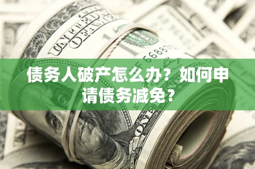 北京债务人破产怎么办？如何申请债务减免？
