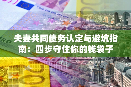 北京夫妻共同债务认定与避坑指南：四步守住你的钱袋子