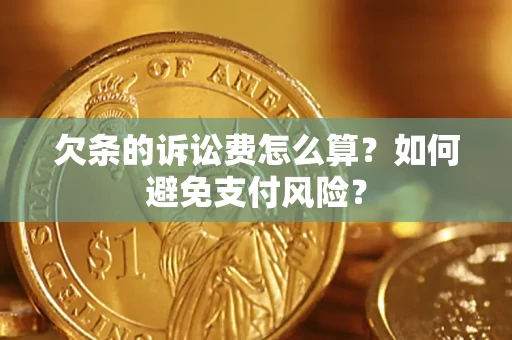 北京欠条的诉讼费怎么算？如何避免支付风险？